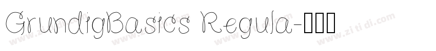 GrundigBasics Regula字体转换